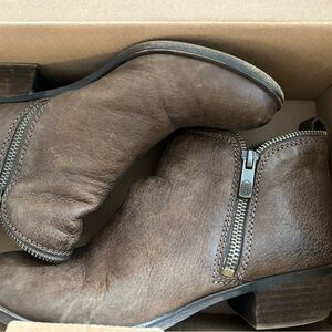 Vince Camuto Brown Ankle Boots